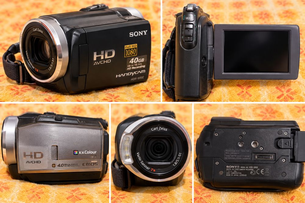 Sony Handycam HDR-SR5E Full HD 40GB – Com carregador