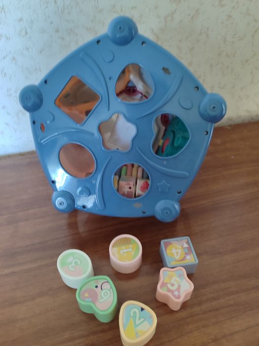 Дитячий розвиваючий ігровий центр автобус бінокль брязкальця