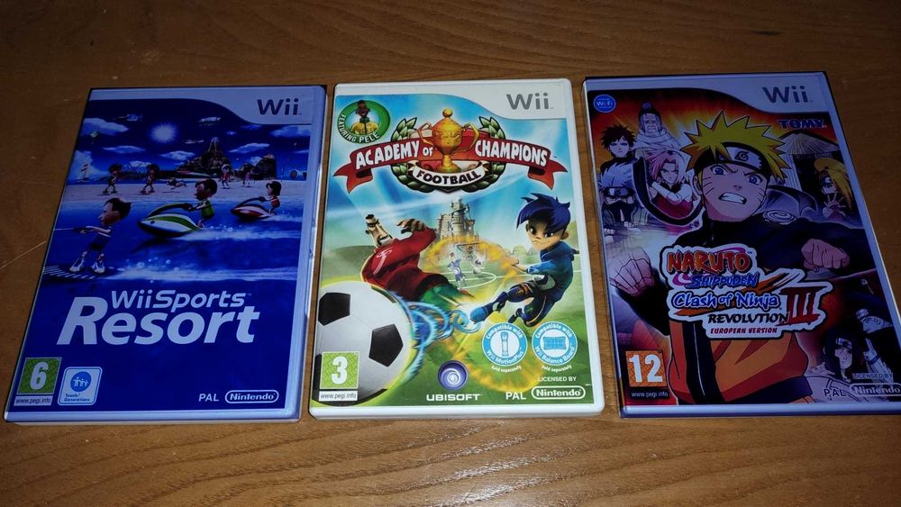 Vendo conjunto de jogos Wii, como novos