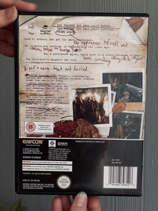 Resident Evil 4 для Nintendo GameCube (PAL) – повний комплект