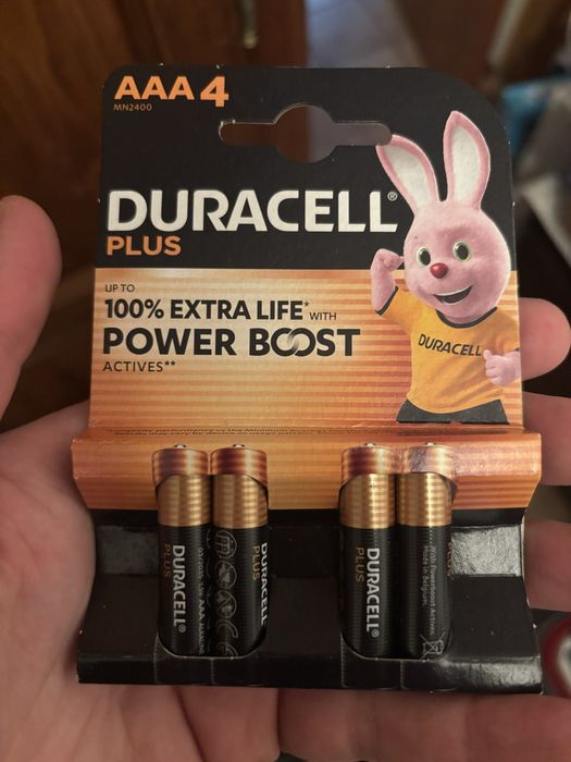 Pilhas duracell AAA
