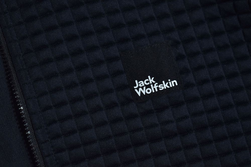 Jack Wolfskin Mogari Czarna Męska Bluza Trekkingowa O Luźnym Kroju L