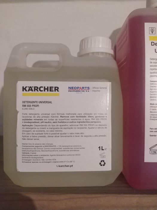 18 litros de detergente karcher