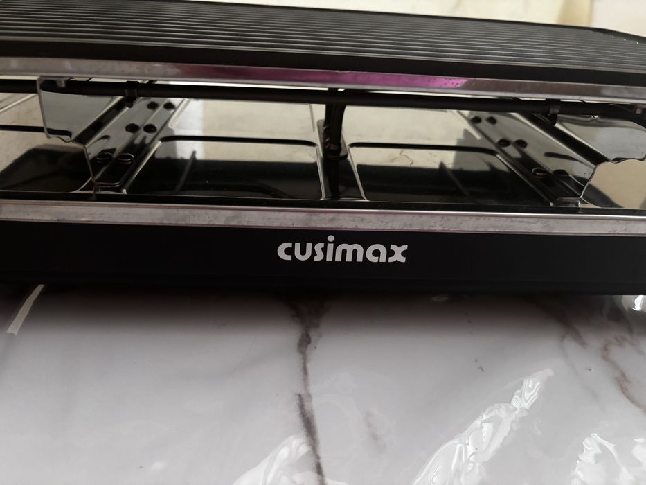 Raclete nova com acessorios cousimax e tem base para panquecas