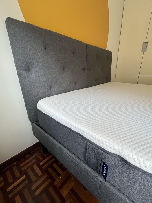 Cama Emma + Colchão Emma Original 160x200 | Estado Impecável