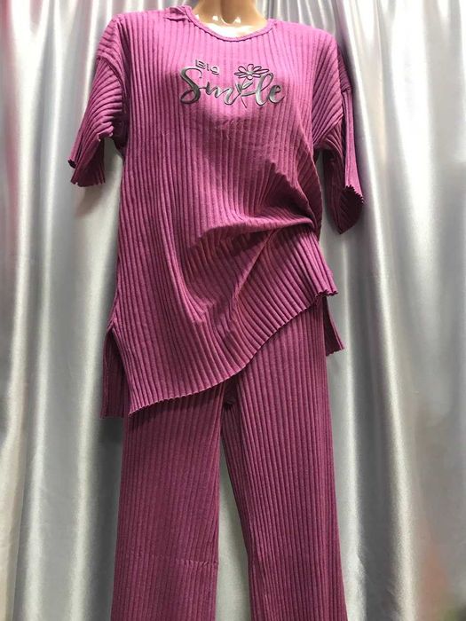 100% бавовна рубчик піжама пижама комплект для дому 4XL