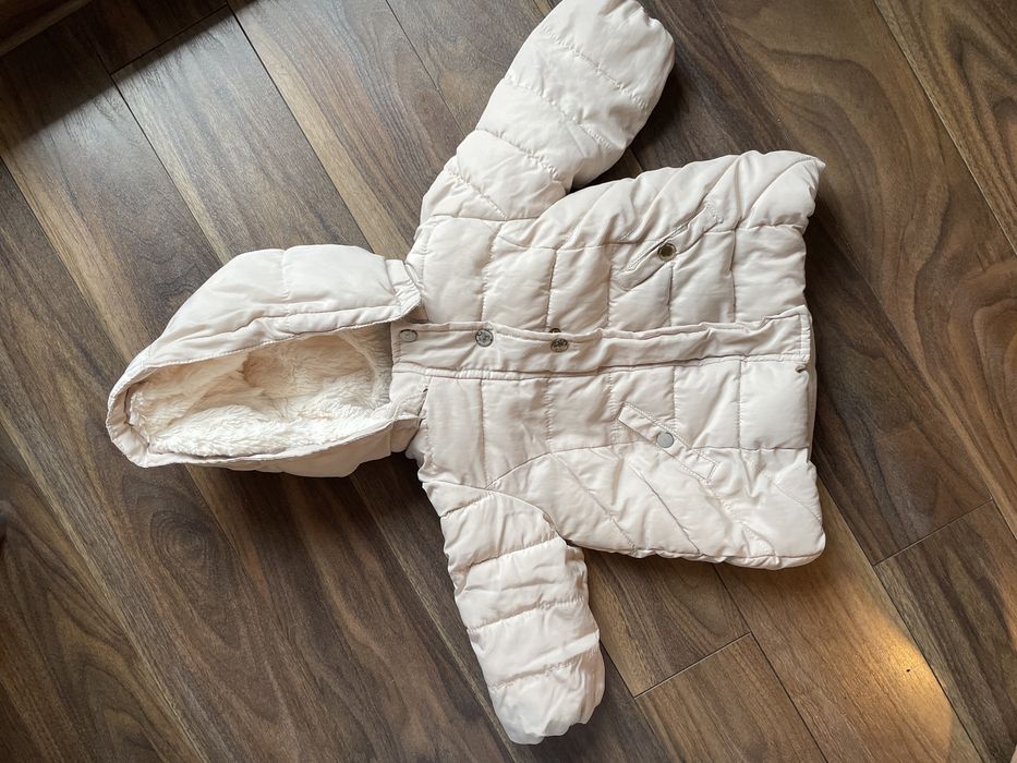 Kurtka zimowa niemowlęca h&m 74