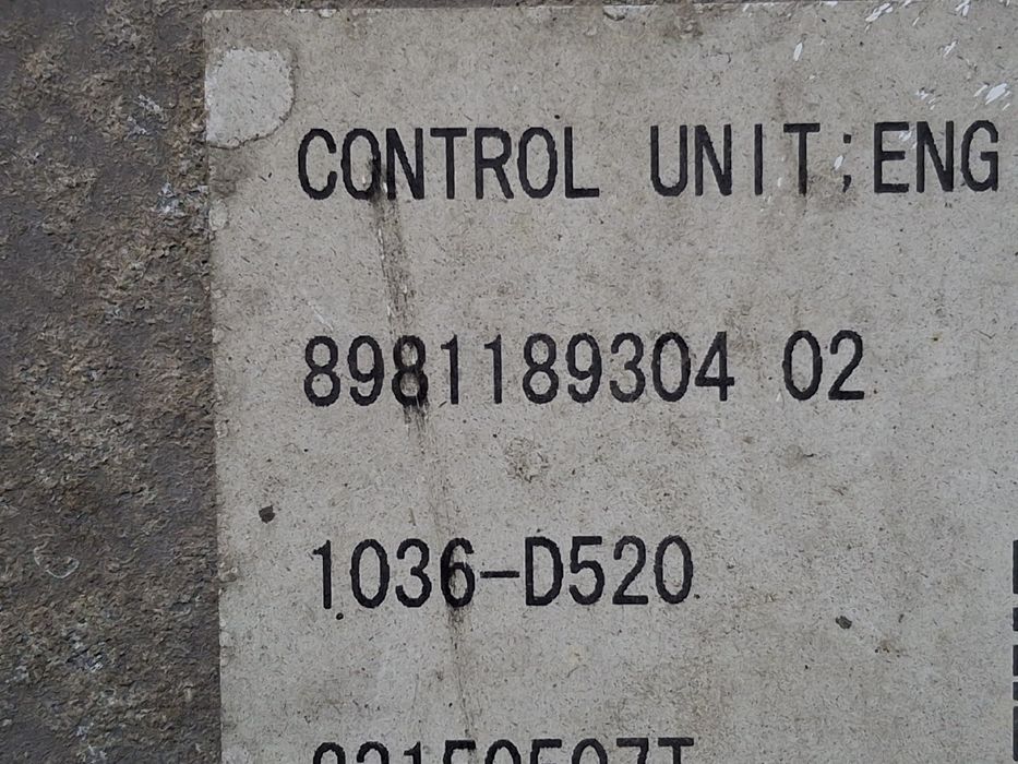 Centralina motor / ECU ISUZU N (6th Generation)