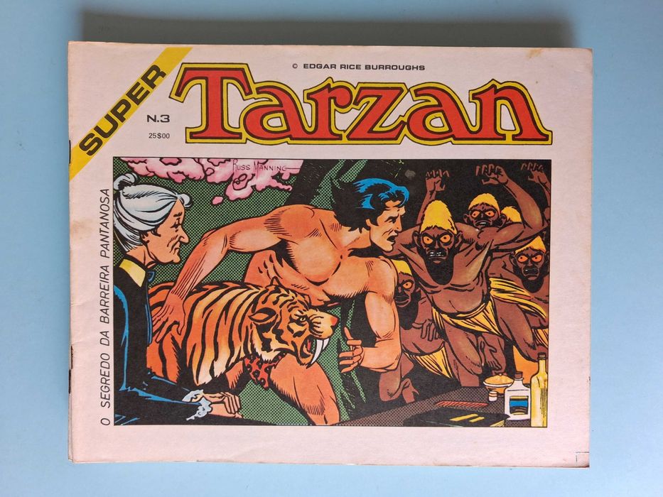 TARZAN [Super] coleção 7 volumes + Álbum Tarzan "O Berço dos Deuses" (1977)