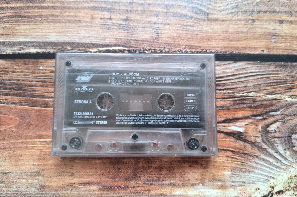 Kaseta Liroy: Albóóm/Scyzoryk 1995