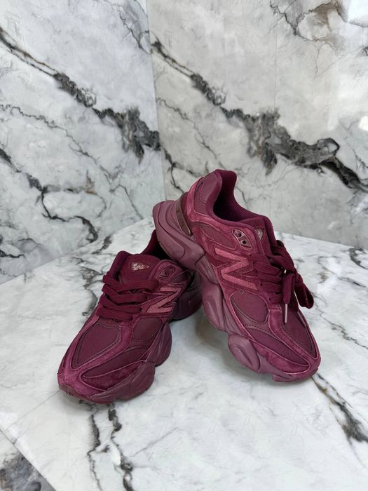 New Balance 9060 Burgundy жіночі кросівки ню беланс 9060 бордові