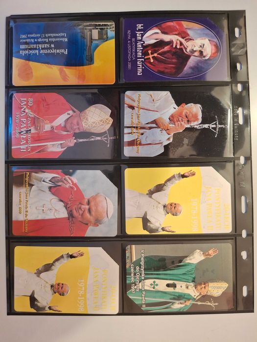 Karty telefoniczne pojedyncze puzzle kolekcje