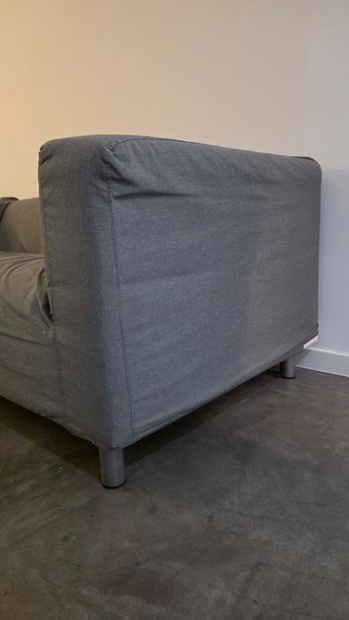 Sofá 3 Lugares IKEA Norsborg Cinzento + Puff / Apoio de Pés