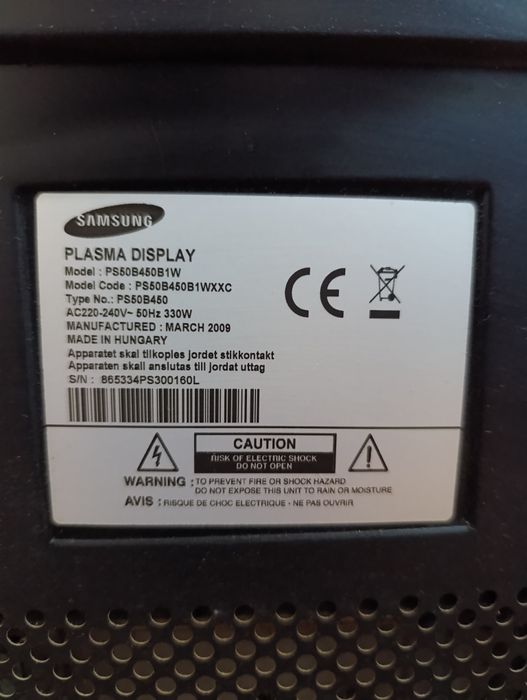Плати до телевізора Samsung 50