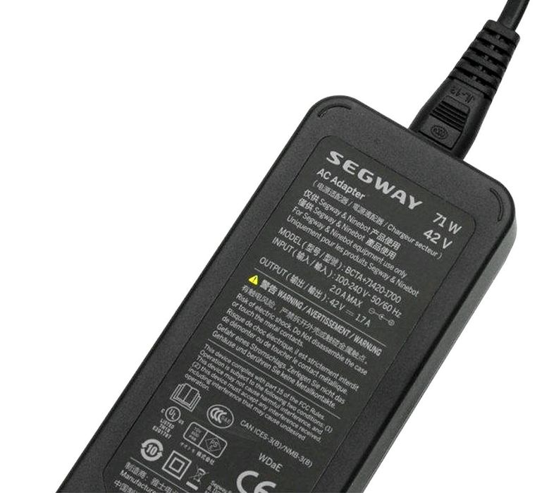 Зарядний пристрій для електросамокатів Segway Ninebot KickScooter 42V