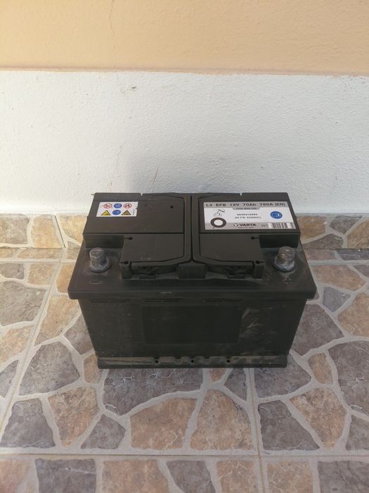 Bateria de 70Ah, usada testada