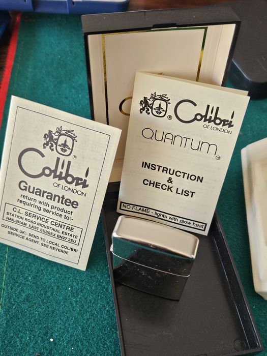 Isqueiro Colibri Quantum também para charutos ou cachimbo