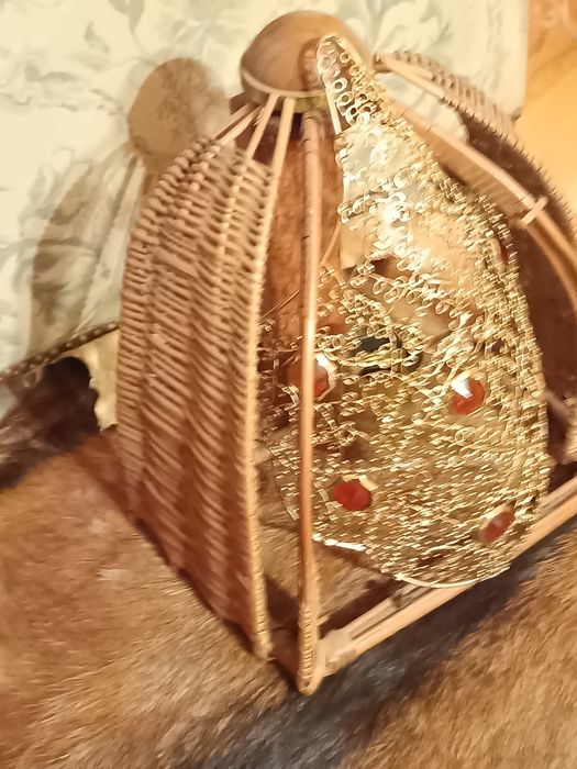 Бра из ротанга ГДР