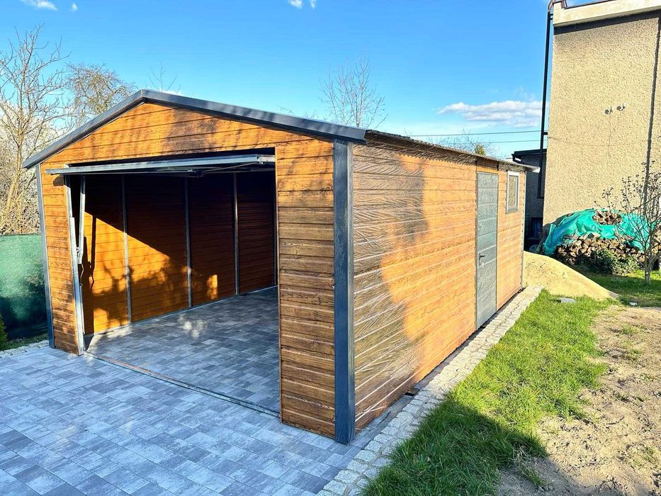 Garaż blaszany 3x5 6x5 6x6 6x8 Producent Garaż Magazyn Schowek 2x3 4x6