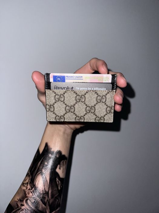 Gucci Cardholder monogram Beige