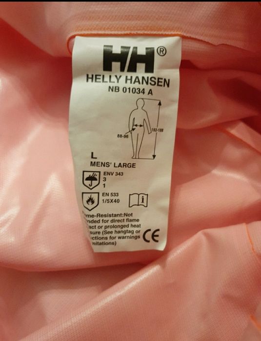 Ogroniczki ochronne spełniające normy ENV 343 oraz EN 533 rozmiar L.