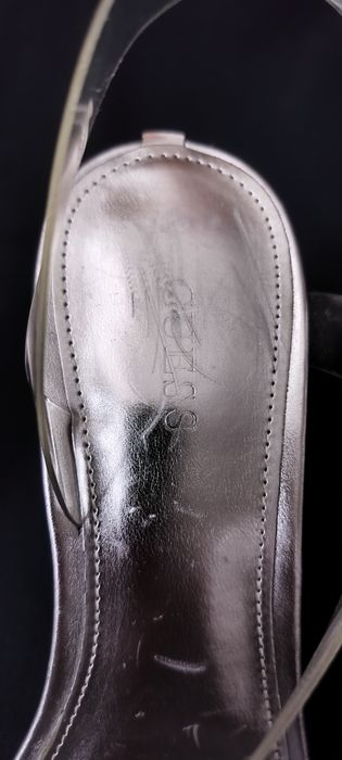 Szpilki sandały srebrne GUESS r. 39 Nowe bez metki