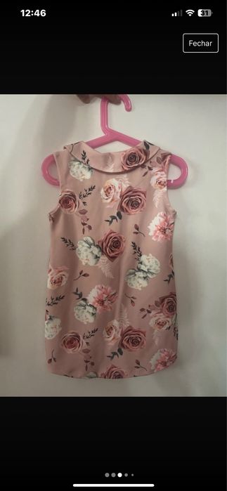 Vestido para crianca