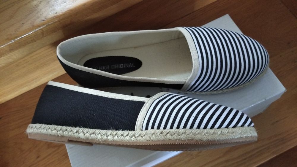 Półbuty espadryle r.40