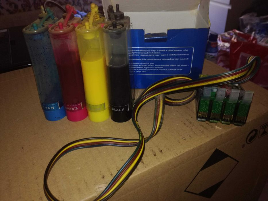 CISS para EPSON com 4 tinteiros T0711-4 (Chita)64286188978945121