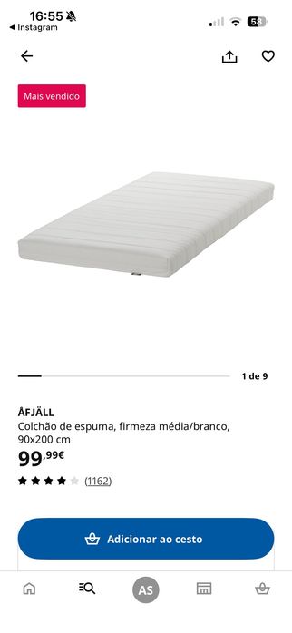 Cama reversível ikea