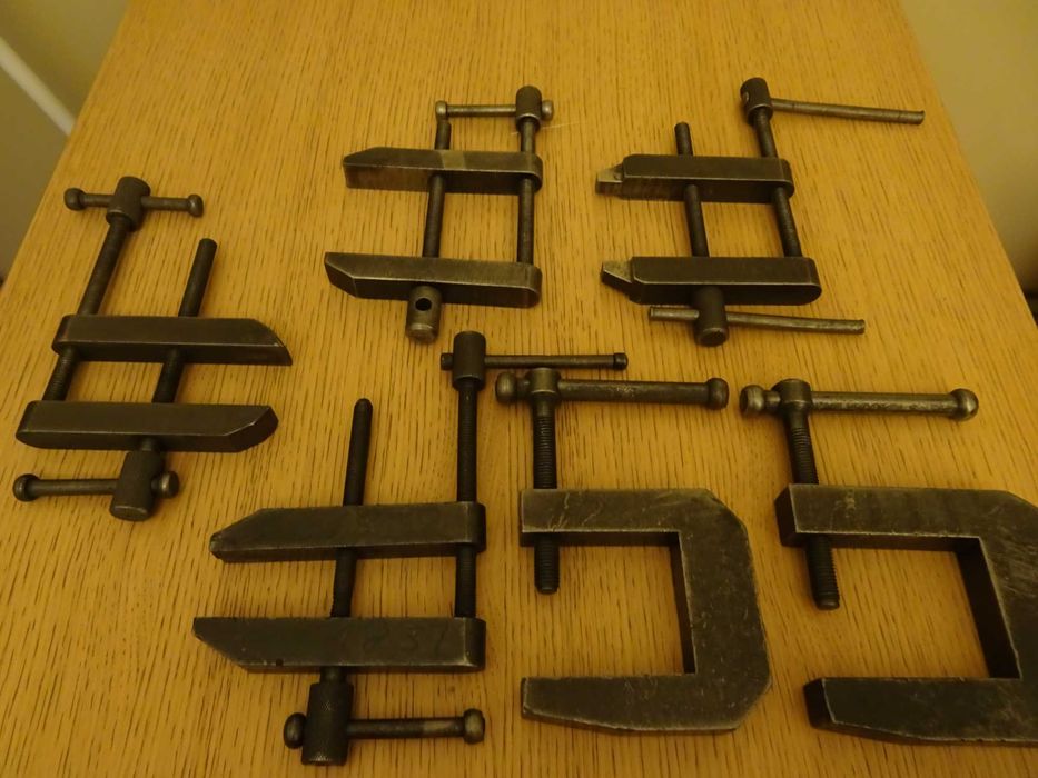 Ściski ślusarskie, ściski stolarskie, ściski 6 sztuk