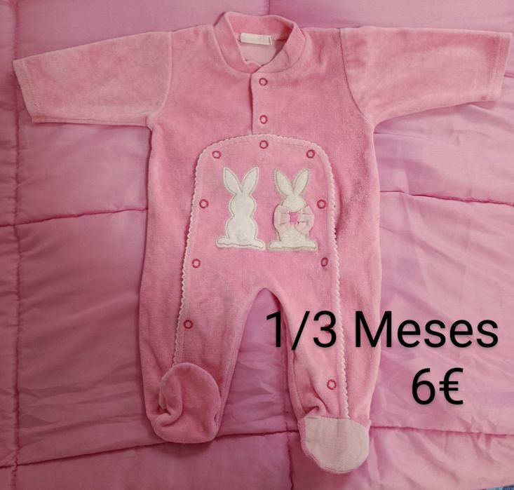 Babygrow e conjuntos de fora para bebe Menina