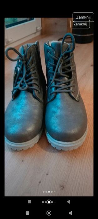 Fajne buty za kostkę, rozmiar 41