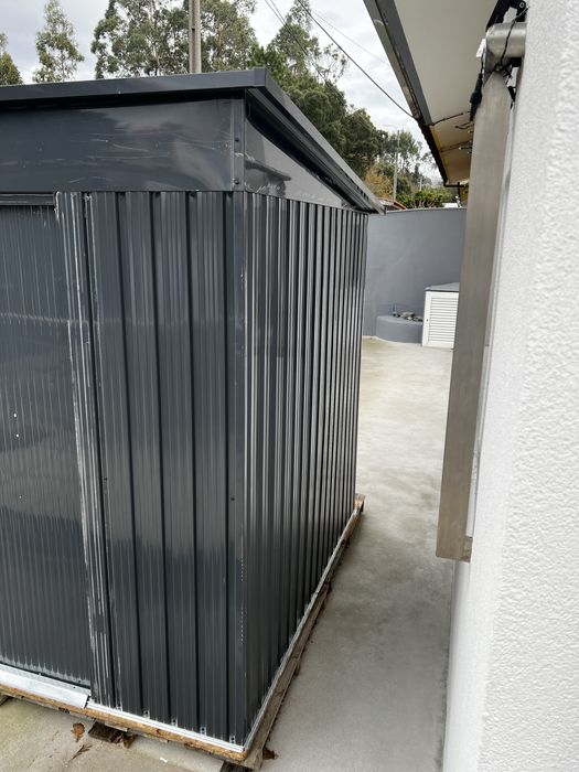 Abrigo de ferro Cinzenta Antracite 199x238x193