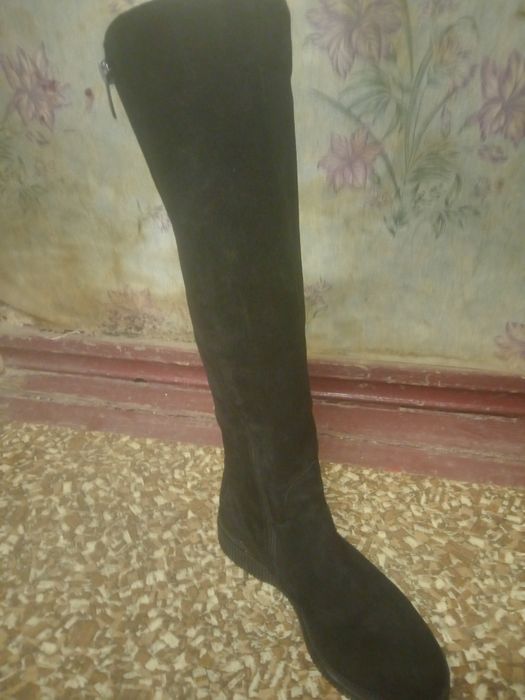 Продам Сапоги Из натуральной Замши