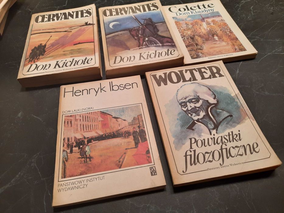 Colette Dom Klaudyny, Ibsen Dom lalki, Wolter Powiastki, Don Kichote
