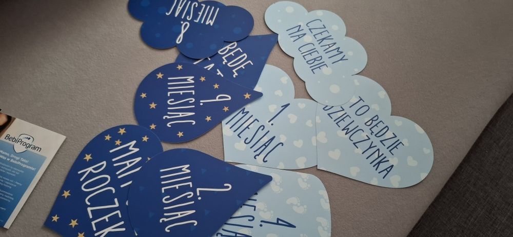 Nowe karty mam rok będę mamą mam miesiąc do zdjęć karty tabliczki