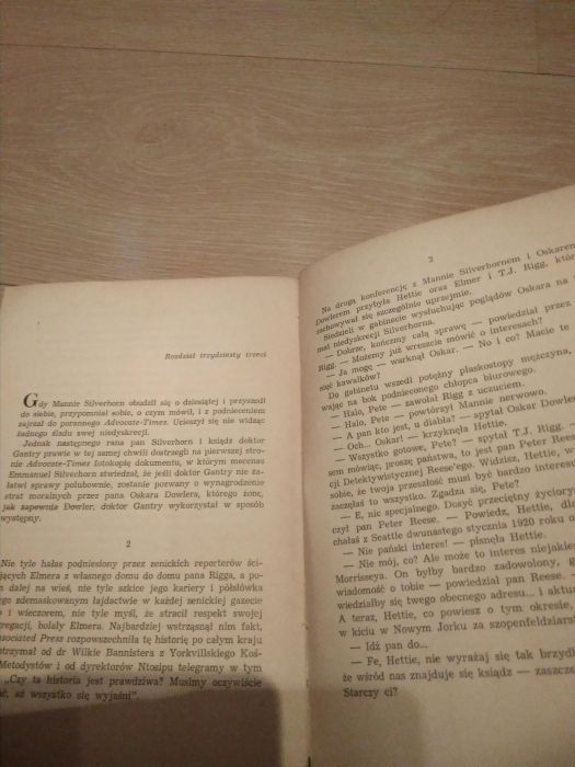 Książka "Elmer Gantry " Sinclair Lewis