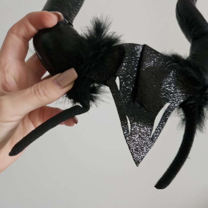 Рога малифисенты обруч с рогами для карнавала