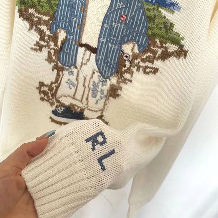 Sweter RL Miś! Bear New model! Premium od ręki! XS S M L