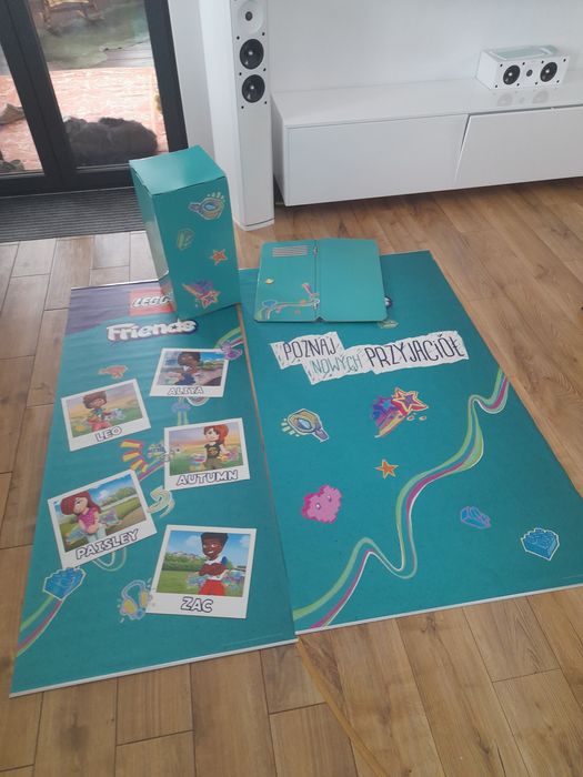 Lego baner plakat witryna friends zestaw Lego
