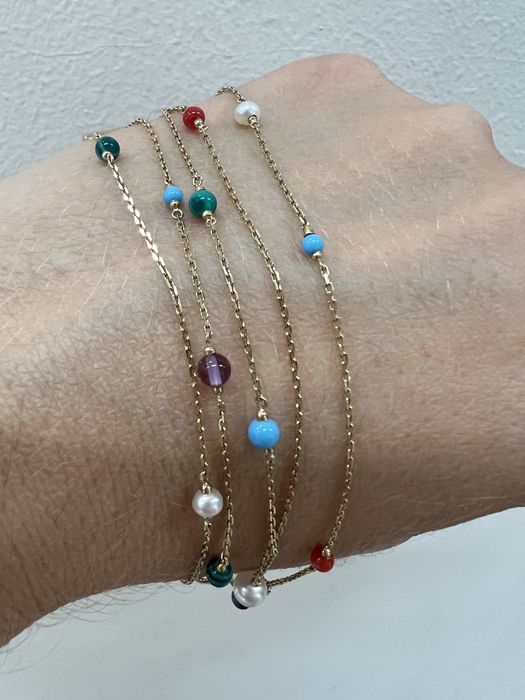 Золотой браслет Sova желтое золото 585 проба