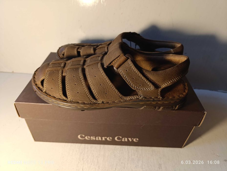 sandały skórzane męskie Cesare Cave