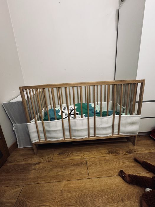 Łóżeczko niemowlęce 60x120 z materacem