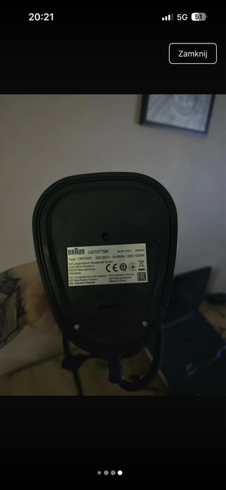 Parownica Braun QuickStyle7
