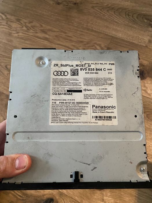 Jednostka / radio do Audi A3 2016 r