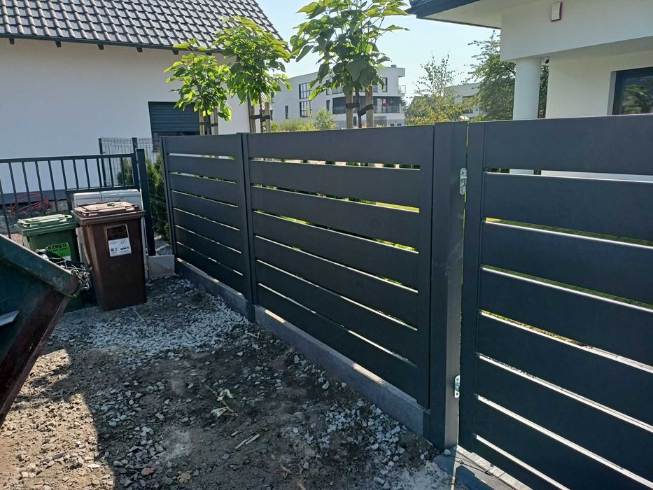 Ogrodzenia panelowe 2d 3d palisady grzebieniowe sztachetowe