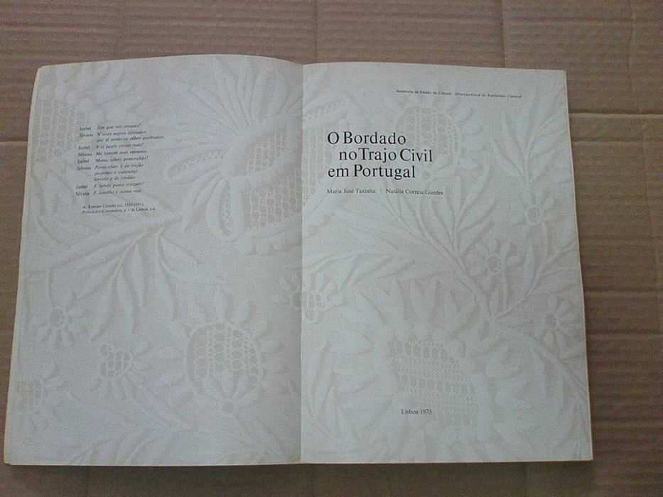 O bordado no trajo civil em Portugal