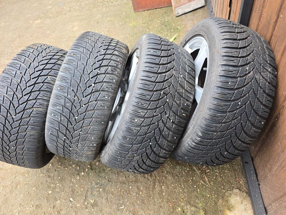 Felgi aluminiowe opony zima 17" Audi 5x112 225/50r17 7,5jx17h2 et45 8k0601025k