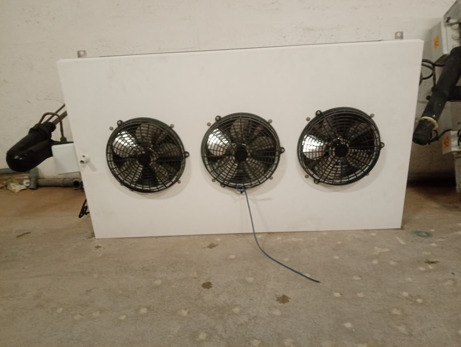 evaporador de refrigeração de co2 de 3 ventoinhas